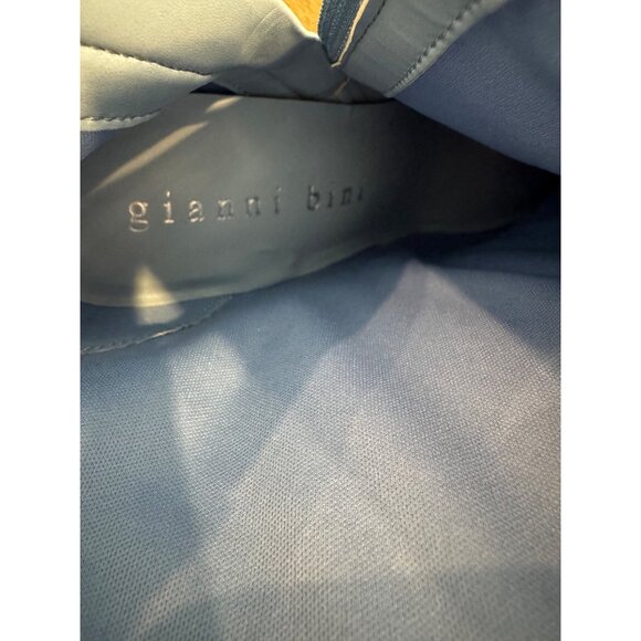 Gianni Bini Blue Rhinestone Embellished 4" Heel Ankle Boots Size 9.5 - Picture 4 of 11